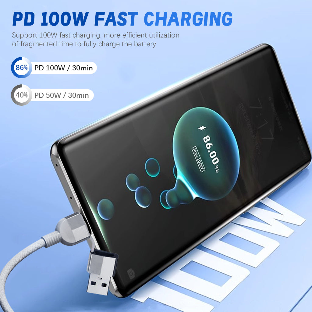Verilux 4 in 1 Magnetic Type C to Type C Cable, 3.3Ft PD 100W Coiled USB C to Type C Fast Charging & Data, USB C to Light-ning, USB to Type C, USB C to USB C, USB C to Light-ning, Sit for iPhone 15 Verilux 4 in 1 Magnetic Type C to Type C Cable, 3.3Ft PD 100W Coiled USB C to Type C Fast Charging & Data, USB C to Light-ning, USB to Type C, USB C to USB C, USB C to Light-ning, Sit for iPhone 15